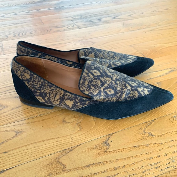 &OtherStories Pony-style Calfskin Flats In Multicolour - Picture 1 of 3